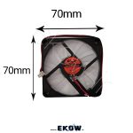 فن GREAT 12V 7x7 فن DC 12 ولت 7x7 فن رباتیک 12 ولت فن آردوینو 7x7 فن رزبری‌پای 12 ولت فن برای سیستم‌های الکترونیکی فن خنک‌کننده DC فن با سرعت بالا فن برای پروژه‌های DIY فن با جریان مصرفی 0.1–0.2 آمپر فن با صدای کم فن با ابعاد 7x7 سانتی‌متر فن با ولتاژ کاری 12V DC فن با نوع اتصال پین‌های استاندارد فن با نوع فن جریان مستقیم DC فن با نصب آسان در فضاهای محدود فن با وزن حدود 30 گرم فن با سرعت چرخش 3000 تا 5000 دور در دقیقه فن با جریان هوا مؤثر فن با طراحی فشرده و کارآمد