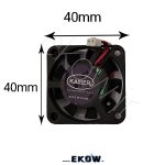 فن KAISER 12V فن DC 12 ولت فن 4x4 سانتی‌متر فن رباتیک فن آردوینو فن رزبری‌پای فن برای سیستم‌های الکترونیکی فن خنک‌کننده DC فن با سرعت بالا فن برای پروژه‌های DIY KASER
