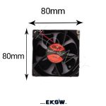 فن GREAT 12V فن 12 ولت DC فن 8x8 سانتی‌متر فن صنعتی DC فن کیس کامپیوتر فن خنک‌کننده الکترونیکی فن برای تابلو برق فن کنترل حرارت فن برای منبع تغذیه فن برای پروژه DIY