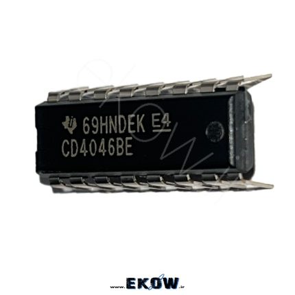 آی سی CD4046 آی سی CD4046 در پکیج DIP‑16 تصویر واقعی آی سی CD4046 نمای نزدیک آی سی CD4046 پایه‌های آی سی CD4046 آی سی CD4046 روی برد مدار چاپی مدار PLL با آی سی CD4046 کاربرد آی سی CD4046 در سینت‌سایزر فرکانس آی سی CD4046 در مدار کنترل فاز نصب آی سی CD4046 روی برد SMD مدار نمونه با آی سی CD4046 آی سی CD4046 در دمدولاتور FM آی سی CD4046 در سیستم کلاک دیجیتال نمای بالای آی سی CD4046 مدار تست آی سی CD4046 در آزمایشگاه استفاده از آی سی CD4046 در سیستم‌های PLL صنعتی
