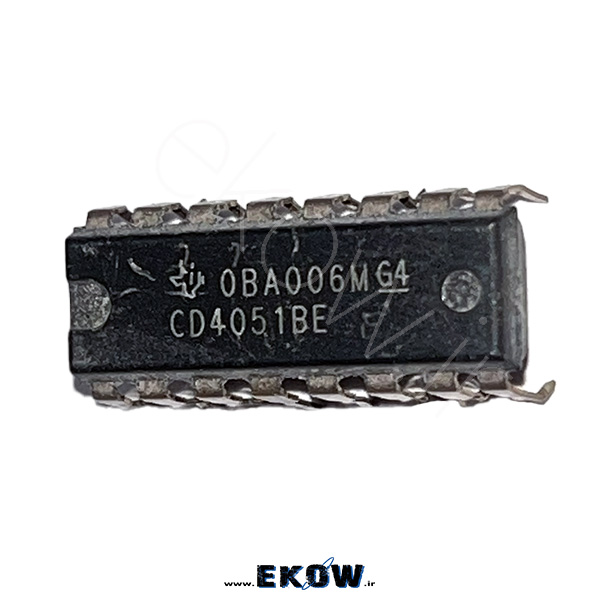 آی سی CD4051 آی سی CD4051 تصویر واقعی آی سی CD4051 نمای نزدیک آی سی CD4051 پایه‌های آی سی CD4051 آی سی CD4051 روی برد مدار چاپی مدار مالتی‌پلکسر با آی سی CD4051 کاربرد آی سی CD4051 در مدار دیجیتال نصب آی سی CD4051 روی برد الکترونیکی نمای بالای آی سی CD4051 قطعه آی سی CD4051 در پکیج DIP استفاده از آی سی CD4051 در مدار سنسور مدار انتخاب سیگنال با آی سی CD4051 تست آی سی CD4051 در آزمایشگاه مالتی‌پلکسر آنالوگ CD4051 کاربرد آی سی CD4051 در سیستم اندازه‌گیری
