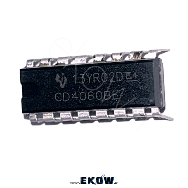 آی سی CD4060 آی سی CD4060 تصویر واقعی آی سی CD4060 نمای نزدیک آی سی CD4060 پایه‌های آی سی CD4060 آی سی CD4060 روی برد مدار چاپی مدار نوسان‌ساز با آی سی CD4060 کاربرد آی سی CD4060 در تایمر دیجیتال نصب آی سی CD4060 روی برد الکترونیکی نمای بالای آی سی CD4060 قطعه آی سی CD4060 در پکیج DIP مدار تقسیم فرکانس با آی سی CD4060 استفاده از آی سی CD4060 در مولد پالس آی سی CD4060 در پروژه آموزشی تست آی سی CD4060 در آزمایشگاه کاربرد آی سی CD4060 در تایمر و کنترل زمانی