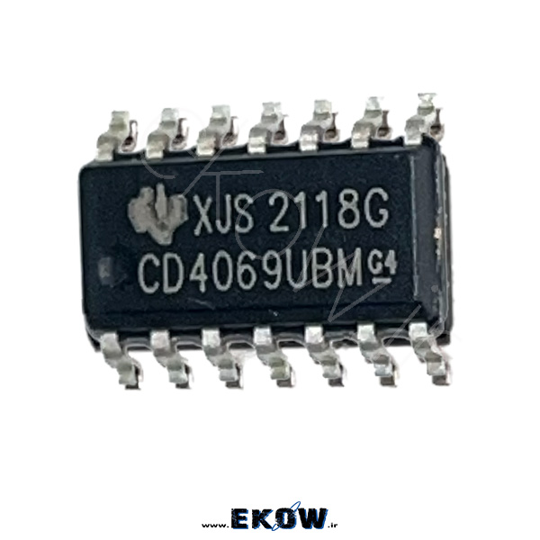 آی سی CD4069 smd آی سی CD4069 SMD تصویر آی سی CD4069 SMD نمای نزدیک آی سی CD4069 SMD پایه‌های آی سی CD4069 SMD آی سی CD4069 SMD روی برد مدار چاپی گیت منطقی CD4069 SMD مدار نوسان‌ساز با آی سی CD4069 SMD کاربرد آی سی CD4069 SMD در مدار دیجیتال قطعه CD4069 SMD روی PCB نمای بالای آی سی CD4069 SMD نصب آی سی CD4069 SMD روی برد الکترونیکی مدار اینورتر با CD4069 SMD تست آی سی CD4069 SMD گیت NOT CMOS CD4069 SMD قطعه الکترونیکی CD4069 SMD در مدار دیجیتال