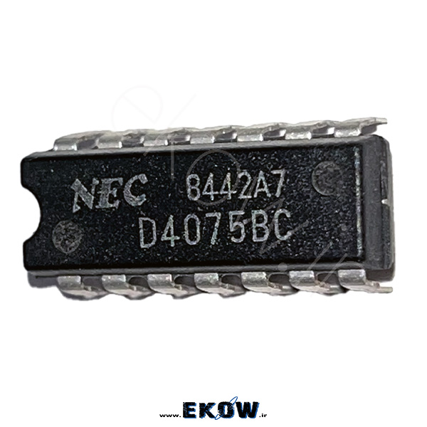 آی سی CD4075 آی سی CD4075 تصویر آی سی CD4075 گیت OR پایه‌های آی سی CD4075 نقشه پین‌های CD4075 گیت OR سه ورودی CD4075 آی سی CD4075 روی برد مدار چاپی تست آی سی CD4075 روی بردبرد ساختار داخلی CD4075 قطعه الکترونیکی CD4075 سری 4000 نصب آی سی CD4075 روی PCB مدار منطقی با CD4075 عملکرد گیت OR در CD4075 کاربرد آی سی CD4075 در مدار دیجیتال پکیج DIP آی سی CD4075 مدار ترکیبی با گیت OR CD4075