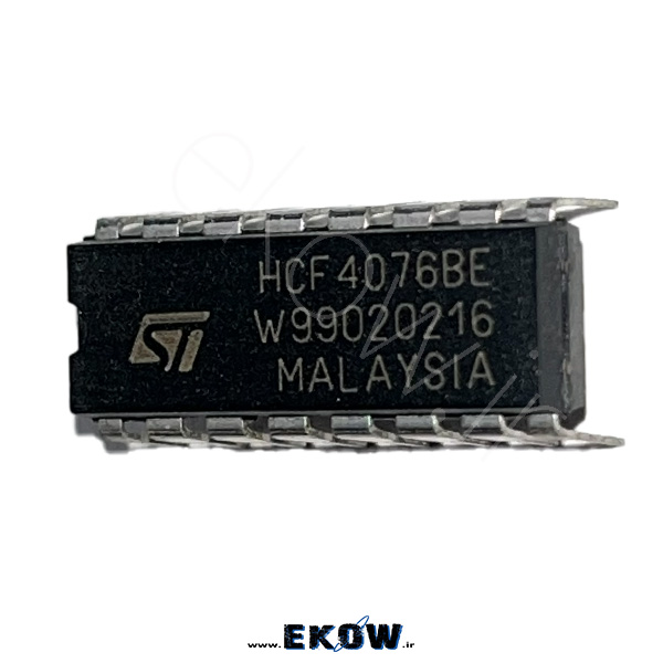 آی سی CD4076 آی سی CD4076 تصویر آی سی CD4076 نمای نزدیک آی سی CD4076 پایه‌های آی سی CD4076 آی سی CD4076 روی برد مدار چاپی فلیپ‌فلاپ D نوع CD4076 مدار ذخیره داده با CD4076 کاربرد آی سی CD4076 در مدار دیجیتال قطعه CD4076 روی PCB نمای بالای آی سی CD4076 نصب آی سی CD4076 روی برد الکترونیکی خروجی Q و Q̅ در CD4076 تست آی سی CD4076 فلیپ‌فلاپ CMOS سری 4000 CD4076 قطعه الکترونیکی CD4076 در مدار دیجیتال