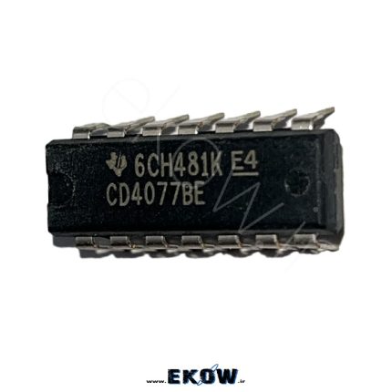 آی سی CD4077 آی سی CD4077 تراشه منطقی CD4077 پین اوت CD4077 نقشه پایه CD4077 گیت XNOR در CD4077 مدار منطقی CD4077 آی سی CD4077 سری 4000 ساختار داخلی CD4077 تست آی سی CD4077 روی بردبرد آی سی CD4077 DIP کاربرد CD4077 در مدار دیجیتال مدار مقایسه با CD4077 گیت XNOR چهارگانه CD4077 نصب CD4077 روی برد PCB دیاگرام منطقی CD4077