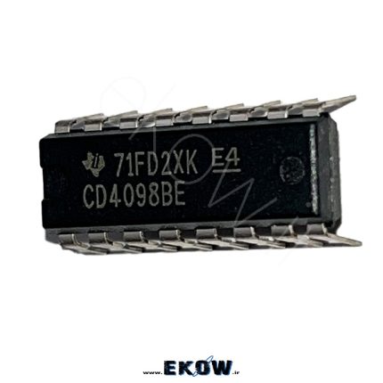 آی سی CD4098 آی سی CD4098 خرید آی سی CD4098 تراشه CD4098 پین اوت CD4098 نقشه پایه CD4098 مدار داخلی CD4098 مولتی ویبراتور CD4098 مدار تولید پالس با CD4098 مدار تاخیر زمانی CD4098 آی سی CD4098 سری 4000 تست CD4098 روی بردبرد آی سی CD4098 DIP کاربرد CD4098 در مدار تایمر Dual Monostable CD4098 نصب CD4098 روی برد PCB