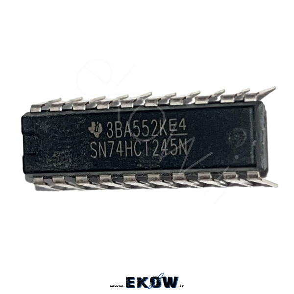 آی سی CD74245 آی سی CD74245 خرید آی سی CD74245 تراشه 74245 پین اوت CD74245 نقشه پایه 74245 مدار داخلی CD74245 Octal Bus Transceiver 74245 آی سی 74245 سری 74 مدار ارتباط باس با 74245 تست CD74245 روی بردبرد آی سی 74245 DIP20 کنترل جهت داده در 74245 کاربرد CD74245 در مدار دیجیتال 74245 Data Bus Transceiver آی سی TTL 74245