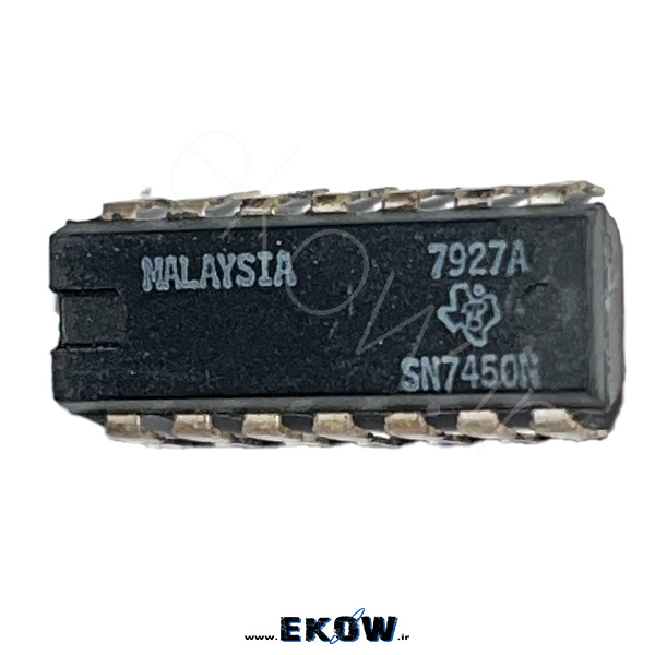 آی سی CD7450 آی سی CD7450 خرید آی سی CD7450 تراشه 7450 پین اوت CD7450 نقشه پایه 7450 مدار داخلی CD7450 AND OR INVERT Gate 7450 آی سی 7450 سری 74 مدار منطقی با CD7450 تست CD7450 روی بردبرد آی سی 7450 DIP14 گیت AOI با 7450 کاربرد CD7450 در مدار دیجیتال مدار AND OR NOT با 7450 آی سی TTL 7450
