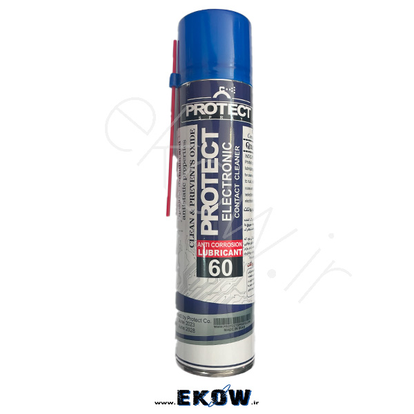 اسپری چرب PROTECT 60 روان‌کننده صنعتی اسپری ضد زنگ اسپری محافظ قطعات اسپری روان‌کننده اسپری چرب صنعتی اسپری چرب پروتکت محافظ فلز روان‌کننده قطعات مکانیکی اسپری چرب الکترونیکی اسپری چرب چندکاره اسپری فلز PROTECT روغن چرب صنعتی افزایش عمر قطعات ضد خوردگی تجهیزات