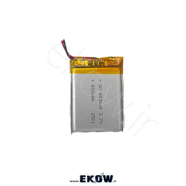 li-po 603040 3.7v 600mAh باتری لیتیوم پلیمر 600mAh(لیتیوم li-po 603040 3.7v 600mAh) باتری لیتیوم پلیمر 600mAh لیتیوم li-po 603040 3.7v 600mAh 600mAh باتری 600mAh باتری لیتیوم 600mAh قیمت باتری 600mAh باتری پلیمری 600mAh باتری پلیمری