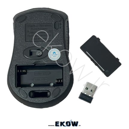 موس سیم دار میکاسو MIKUSO MOS-W017 ارگونومیک 1600 DPI کابل 1.5 متر کلید نرم کم صدا تایپ بازی سازگار ویندوز مک لینوکس دوام کیفیت