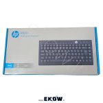 مینی کیبورد HP K-600 مینی کیبورد HP K-600 کوچک ارگونومیک سیمی قابل حمل کلید مقاوم سازگار ویندوز مک فضای کوچک اداری خانگی
