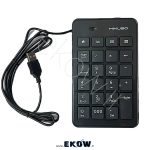 کیبورد اعداد میکاسو MIKUSO KB-047U سیمی کلید میانبر دوام بالا ویندوز مک ارگونومیک سبک جمع‌وجور USB حسابداری اداری