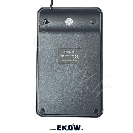 کیبورد اعداد میکاسو MIKUSO KB-047U سیمی کلید میانبر دوام بالا ویندوز مک ارگونومیک سبک جمع‌وجور USB حسابداری اداری