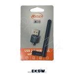 کارت شبکه USB آنتن دار KAISER K904 دانگل وای فای KAISER K904 USB WiFi Adapter KAISER کارت وای فای کايسر مدل K904 کارت شبکه بی سیم KAISER مدل 904 کارت شبکه وای فای آنتن دار کايسر آداپتور وای فای USB کايسر K904 دانگل وایرلس آنتن دار K904 وای فای USB برای کامپیوتر KAISER گیرنده وای فای USB کايسر کارت شبکه با آنتن قابل چرخش دانگل وایرلس مخصوص لپ تاپ کارت شبکه مخصوص ویندوز و مک دانگل WiFi با امنیت WPA2 وای فای اکسترنال ارزان قیمت