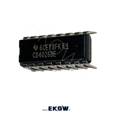 آی سی CD4026 آی سی CD4026 در پکیج DIP تصویر واقعی آی سی CD4026 نمای نزدیک آی سی CD4026 پایه های آی سی CD4026 آی سی CD4026 روی برد الکترونیکی کاربرد آی سی CD4026 در مدار شمارنده بررسی ظاهری آی سی CD4026 آی سی CD4026 در پروژه الکترونیکی نصب آی سی CD4026 روی برد مدار نمونه با آی سی CD4026 آی سی CD4026 در برد آموزشی کاربرد آی سی CD4026 در نمایشگر سون سگمنت نمای بالای آی سی CD4026 قطعه الکترونیکی آی سی CD4026 استفاده از آی سی CD4026 در پروژه دیجیتال