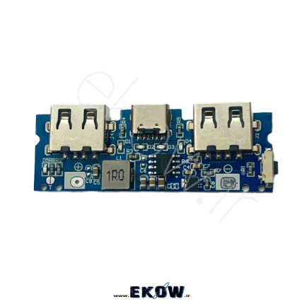 پاوربانک دوپرت به همراه پرت type c ماژول پاوربانک دوپورت Type C ماژول پاوربانک دو خروجی USB برد پاوربانک Type‑C ماژول پاوربانک دو پورت ماژول پاوربانک تک سل Type C برد پاوربانک لیتیومی ماژول پاوربانک USB دوبل ماژول پاوربانک DIY برد پاوربانک با ورودی Type C ماژول پاوربانک اقتصادی ماژول پاوربانک شارژ همزمان برد پاوربانک 5 ولت ماژول پاوربانک باتری 18650 ماژول پاوربانک خانگی