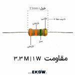 مقاومت 1 وات 3.3 مگا اهم (1W 3.3 M) مقاومت 1 وات 3.3 مگا اهم مقاومت 3.3 مگا اهم یک وات مقاومت 3.3MΩ 1W مقاومت 3.3M یک وات مقاومت فیلم کربن 3.3 مگا اهم 1 وات مقاومت Carbon Film 3.3MΩ توان 1 وات مقاومت محوری 3.3 مگا اهم یک وات مقاومت THT 3.3MΩ 1W مقاومت پایه دار 3.3 مگا اهم 1 وات خرید مقاومت 3.3 مگا اهم 1 وات قیمت مقاومت 3.3MΩ یک وات مقاومت 3300000 اهم 1 وات مقاومت 3.3 مگا اهم فیلم کربن پایه دار مقاومت 1W 3.3MΩ کد رنگی نارنجی نارنجی سبز طلایی مقاومت مگا اهمی 3.3MΩ برای مدار RC مقاومت 3.3 مگا اهم برای تقسیم ولتاژ و بایاسینگ مقاومت 1 وات 3.3 مگا اهم (1W 3.3 M) خرید مقاومت 1 وات 3.3 مگا اهم (1W 3.3 M) قیمت مقاومت 1 وات 3.3 مگا اهم (1W 3.3 M) مقاومت فیلم کربن 1 وات 3.3 مگا اهم مقاومت 3.3MΩ توان 1 وات مقاومت 3.3 مگا اهم با تلرانس 5 درصد مقاومت 1 وات 3.3 مگا اهم با کد رنگی نارنجی نارنجی سبز طلایی مقاومت محوری 3.3MΩ 1W مقاومت THT 3.3MΩ 1W مقاومت پایه دار 3.3 مگا اهم 1 وات مقاومت 3.3MΩ مناسب مدارهای امپدانس بالا مقاومت 1 وات 3.3 مگا اهم مناسب پروژه‌های آموزشی مقاومت 3.3 مگا اهم مناسب تعمیرات برد مقاومت 3.3MΩ مناسب مدار RC مقاومت 1 وات 3.3 مگا اهم برای نمونه سازی تصویر نزدیک مقاومت 3.3MΩ 1W مشخصات فنی مقاومت 1 وات 3.3 مگا اهم مقاومت Flameproof 3.3MΩ 1W مقاومت 3.3MΩ با پایه مسی قلع اندود مقاومت 1 وات 3.3 مگا اهم مناسب کارگاه الکترونیک