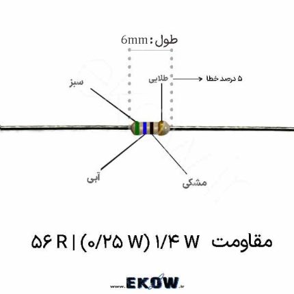 مقاومت 14 وات 56 اهم ( 14W 56 R) مقاومت 14 وات 56 اهم مقاومت 1/4 وات 56 اهم ( 1/4W 56 R) مقاومت 56 اهم مقاومت 1/4 وات 56 اهم مقاومت 56R فیلم کربنی مقاومت 56 اهم پایه دار مقاومت محوری 56 اهم مقاومت 56 اهم THT مقاومت 56 اهم DIP مقاومت 0.25 وات 56 اهم مقاومت فیلم کربنی 56 اهم خرید مقاومت 56 اهم قیمت مقاومت 56 اهم مقاومت 56 اهم برای برد مقاومت 56 اهم برای مونتاژ PCB مقاومت 56 اهم مناسب تعمیرات مقاومت 56 اهم محدود کننده جریان مقاومت 56 اهم استاندارد E24 مقاومت پایه دار 56 اهم الکترونیک کوثر مقاومت 56 اهم با تلرانس 5 درصد مقاومت 56 اهم با پایه مس قلع اندود مقاومت 56 اهم مناسب پروژه آموزشی