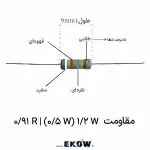 مقاومت 1/2 وات 0.91 اهم (1/2W 0.91R ) مقاومت 1/2 وات 0.91 اهم فیلم متال اکسید مقاومت 1/2 وات 0.91 اهم با هسته سرامیکی آلومینا مقاومت 1/2 وات 0.91 اهم با پوشش ضد شعله UL94V-0 مقاومت 1/2 وات 0.91 اهم با پایه مسی آبکاری قلع مقاومت 1/2 وات 0.91 اهم سری استاندارد E24 مقاومت 1/2 وات 0.91 اهم تلورانس پنج درصد مقاومت کم‌اهم 1/2 وات 0.91 اهم برای سنس جریان مقاومت 1/2 وات 0.91 اهم با جریان نامی ۷۴۰ میلی‌آمپر مقاومت 1/2 وات 0.91 اهم برای مدار اسنابر مقاومت 1/2 وات 0.91 اهم برای منبع تغذیه سوئیچینگ مقاومت 1/2 وات 0.91 اهم برای درایور روشنایی مقاومت 1/2 وات 0.91 اهم با گواهینامه RoHS مقاومت 1/2 وات 0.91 اهم بدون سرب مقاومت پایدار 1/2 وات 0.91 اهم در چرخه‌های حرارتی مقاومت 1/2 وات 0.91 اهم با پایداری بلندمدت مقاومت 1/2 وات 0.91 اهم برای تعمیرات الکترونیک مقاومت 1/2 وات 0.91 اهم برای بردهای متراکم مقاومت 1/2 وات 0.91 اهم با لحیم‌پذیری بالا مقاومت 1/2 وات 0.91 اهم برای مدارهای دقیق مقاومت 1/2 وات 0.91 اهم با مقدار نامی ۹۱۰ میلی‌اهم مقاومت 1/2 وات 0.91 اهم برای مونتاژ دستی مقاومت 1/2 وات 0.91 اهم با طول عمر بالا مقاومت 1/2 وات 0.91 اهم برای کنترل جریان مقاومت 1/2 وات 0.91 اهم با کیفیت ساخت صنعتی مقاومت 1/2 وات 0.91 اهم برای نمونه‌برداری جریان