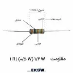 مقاومت 1/2 وات 1 اهم (1/2W 1R ) مقاومت 1/2 وات 1 اهم فیلم متال اکسید مقاومت 1/2 وات 1 اهم پایه‌دار توان‌دار مقاومت 1/2 وات 1 اهم برای مدارهای قدرت مقاومت 1/2 وات 1 اهم برای کنترل جریان مقاومت 1/2 وات 1 اهم سری E24 مقاومت 1/2 وات 1 اهم با تلورانس 5 درصد مقاومت 1/2 وات 1 اهم با هسته سرامیک آلومینا مقاومت 1/2 وات 1 اهم با پوشش ضد اشتعال UL94V-0 مقاومت 1/2 وات 1 اهم با پایه‌های مس آبکاری قلع مقاومت 1/2 وات 1 اهم سازگار با RoHS مقاومت 1/2 وات 1 اهم برای منابع تغذیه مقاومت 1/2 وات 1 اهم برای درایورهای روشنایی مقاومت 1/2 وات 1 اهم در تعمیرات کارگاهی مقاومت 1/2 وات 1 اهم با پایداری حرارتی بالا مقاومت 1/2 وات 1 اهم مقاوم در برابر چرخه‌های حرارتی مقاومت 1/2 وات 1 اهم با لحیم‌پذیری عالی مقاومت 1/2 وات 1 اهم برای مونتاژ صنعتی مقاومت 1/2 وات 1 اهم با جریان نامی 707 میلی‌آمپر مقاومت 1/2 وات 1 اهم بدون سرب مقاومت 1/2 وات 1 اهم کم‌اهم پرکاربرد مقاومت 1/2 وات 1 اهم با افت ولتاژ 707 میلی‌ولت مقاومت 1/2 وات 1 اهم با کیفیت ساخت حرفه‌ای مقاومت 1/2 وات 1 اهم برای مدارهای اسنابر مقاومت 1/2 وات 1 اهم با قابلیت اطمینان بالا مقاومت 1/2 وات 1 اهم فیلم اکسید فلزی