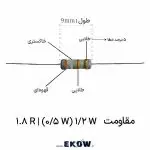 مقاومت 1/2 وات 1.8 اهم (1/2W 1.8R ) مقاومت 1/2 وات 1.8 اهم (1/2W 1.8R ) فیلم متال اکسید نیم وات مقاومت 1/2 وات 1.8 اهم (1/2W 1.8R ) پایه‌دار توان متوسط اورجینال مقاومت 1/2 وات 1.8 اهم (1/2W 1.8R ) با هسته سرامیک آلومینا دفع حرارت مقاومت 1/2 وات 1.8 اهم (1/2W 1.8R ) دارای روکش سیلیکونی نسوز ضد اشتعال مقاومت 1/2 وات 1.8 اهم (1/2W 1.8R ) با پایه‌های مس بدون اکسیژن قلع‌اندود مقاومت 1/2 وات 1.8 اهم (1/2W 1.8R ) تلورانس پنج درصد سری استاندارد مقاومت 1/2 وات 1.8 اهم (1/2W 1.8R ) مناسب نمونه‌برداری و سنسینگ جریان مقاومت 1/2 وات 1.8 اهم (1/2W 1.8R ) برای درایورهای ال ای دی و روشنایی مقاومت 1/2 وات 1.8 اهم (1/2W 1.8R ) در منابع تغذیه سوئیچینگ و شارژرها مقاومت 1/2 وات 1.8 اهم (1/2W 1.8R ) با پوشش قلع مات بدون سرب استاندارد رُوهاز مقاومت 1/2 وات 1.8 اهم (1/2W 1.8R ) با استاندارد ایمنی خودخاموش‌شونده مقاومت 1/2 وات 1.8 اهم (1/2W 1.8R ) پایداری در دمای منفی پنجاه و پنج تا صد و پنجاه و پنج درجه مقاومت 1/2 وات 1.8 اهم (1/2W 1.8R ) با کد رنگی قهوه‌ای خاکستری طلایی طلایی مقاومت 1/2 وات 1.8 اهم (1/2W 1.8R ) مناسب بردهای کنترل لوازم خانگی مقاومت 1/2 وات 1.8 اهم (1/2W 1.8R ) با نویز حرارتی و پارازیتی بسیار پایین مقاومت 1/2 وات 1.8 اهم (1/2W 1.8R ) مقاوم در برابر پالس‌های جهشی و جریان هجومی مقاومت 1/2 وات 1.8 اهم (1/2W 1.8R ) با استحکام مکانیکی بالا در برابر خم‌کاری پایه مقاومت 1/2 وات 1.8 اهم (1/2W 1.8R ) قطعات پسیو با کیفیت عالی و طول عمر بالا مقاومت 1/2 وات 1.8 اهم (1/2W 1.8R ) مناسب آمپلی‌فایرها و تجهیزات صوتی دقیق مقاومت 1/2 وات 1.8 اهم (1/2W 1.8R ) ترشوندگی سریع در وان لحیم‌کاری موجی مقاومت 1/2 وات 1.8 اهم (1/2W 1.8R ) برای تعمیرات بردهای صنعتی و اینورترها مقاومت 1/2 وات 1.8 اهم (1/2W 1.8R ) قطعه الکترونیکی با پایداری طولانی‌مدت مقاومت 1/2 وات 1.8 اهم (1/2W 1.8R ) بدون انحراف اهمی در شرایط اضافه بار مقاومت 1/2 وات 1.8 اهم (1/2W 1.8R ) استاندارد صنعتی جهت طراحی مدارات الکترونیک