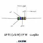 مقاومت 1/2 وات 56 اهم (1/2W 56R ) مقاومت لایه کربنی ۵۶ اهم با توان نیم وات نمای نزدیک از مقاومت ۵۶ اهم با پوشش اپوکسی مقاومت با پایه‌های مسی قلع‌‌اندود مشخصات فنی مقاومت ۵۶ اهم مقاومت 1/2 وات 56 اهم (1/2W 56R ) برای پروژه‌های الکترونیکی مقاومت با هسته سرامیک آلومینا مقاومت برای کنترل جریان در مدار مقاومت ۵۶ اهم با دقت پنج درصد مقاومت با پوشش محافظتی ضد رطوبت مقاومت مناسب برای تقسیم ولتاژ مقاومت الکترونیکی با توان نیم وات مقاومت برای لحیم‌کاری آسان مقاومت لایه کربنی با کیفیت بالا مقاومت ۵۶ اهم برای تعمیرات الکترونیک مقاومت با پایداری حرارتی بالا مقاومت برای نمونه‌سازی مهندسی مقاومت 1/2 وات 56 اهم (1/2W 56R ) با مشخصات دقیق مقاومت با روکش رزین اپوکسی مقاومت ۵۶ اهم برای کاربردهای عمومی مقاومت الکترونیکی استاندارد مقاومت با پایه‌های مقاوم در برابر اکسیداسیون مقاومت مناسب برای مدارات صوتی مقاومت با توان اتلاف نیم وات مقاومت 1/2 وات 56 اهم (1/2W 56R ) با کیفیت صنعتی