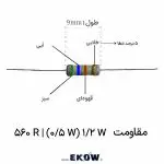 مقاومت 1/2 وات 560 اهم (1/2W 560R ) خرید مقاومت لایه کربنی 560 اهم نیم وات قیمت و مشخصات مقاومت 1/2 وات 560 اهم (1/2W 560R ) پک صدتایی مقاومت 560 اهم با تلرانس پنج درصد کاربرد مقاومت 560 اهم در بردهای تغذیه تشخیص مقدار مقاومت 560 اهم از روی کدهای رنگی تفاوت مقاومت نیم وات با یک‌چهارم وات راهنمای استفاده از مقاومت لایه کربنی مشخصات فنی مقاومت 560 اهم دیپ پایداری حرارتی مقاومت‌های لایه کربنی بهترین مقاومت برای مدارهای بایاس ترانزیستور نحوه لحیم‌کاری اصولی مقاومت‌های سیمی فروش عمده مقاومت 1/2 وات 560 اهم (1/2W 560R ) مقاومت کربنی با کیفیت برای بردهای صنعتی تست سلامت مقاومت 560 اهم با مولتی‌متر مقاومت 560 اهم مناسب برای درایور ال ای دی استاندارد کدهای رنگی مقاومت‌های الکترونیکی ابعاد استاندارد مقاومت 1/2 وات تامین قطعات الکترونیک برای خطوط تولید مزایای استفاده از مقاومت لایه کربنی در مدارات آنالوگ مقاومت 1/2 وات 560 اهم (1/2W 560R ) با دوام بالا