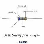 ۱. مقاومت 1/2 وات 68 اهم (1/2W 68R ) ۲. نمای نزدیک مقاومت 1/2 وات 68 اهم (1/2W 68R ) ۳. پوشش اپوکسی مقاومت 1/2 وات 68 اهم (1/2W 68R ) ۴. پایه‌های مسی مقاومت 1/2 وات 68 اهم (1/2W 68R ) ۵. هسته سرامیکی مقاومت 1/2 وات 68 اهم (1/2W 68R ) ۶. کدهای رنگی مقاومت 1/2 وات 68 اهم (1/2W 68R ) ۷. ابعاد بدنه مقاومت 1/2 وات 68 اهم (1/2W 68R ) ۸. تست حرارتی مقاومت 1/2 وات 68 اهم (1/2W 68R ) ۹. کارکرد در مدار مقاومت 1/2 وات 68 اهم (1/2W 68R ) ۱۰. آبکاری قلع مقاومت 1/2 وات 68 اهم (1/2W 68R ) ۱۱. مقاومت 1/2 وات 68 اهم (1/2W 68R ) اورجینال ۱۲. پایداری الکتریکی مقاومت 1/2 وات 68 اهم (1/2W 68R ) ۱۳. نمای ایزوله مقاومت 1/2 وات 68 اهم (1/2W 68R ) ۱۴. مشخصات فنی مقاومت 1/2 وات 68 اهم (1/2W 68R ) ۱۵. کاربرد صنعتی مقاومت 1/2 وات 68 اهم (1/2W 68R ) ۱۶. جزئیات پایه مقاومت 1/2 وات 68 اهم (1/2W 68R ) ۱۷. عملکرد فرکانسی مقاومت 1/2 وات 68 اهم (1/2W 68R ) ۱۸. مقاومت 1/2 وات 68 اهم (1/2W 68R ) باکیفیت ۱۹. نمای کلی مقاومت 1/2 وات 68 اهم (1/2W 68R ) ۲۰. استاندارد ساخت مقاومت 1/2 وات 68 اهم (1/2W 68R ) ۲۱. مقاومت فیلم کربنی مقاومت 1/2 وات 68 اهم (1/2W 68R )